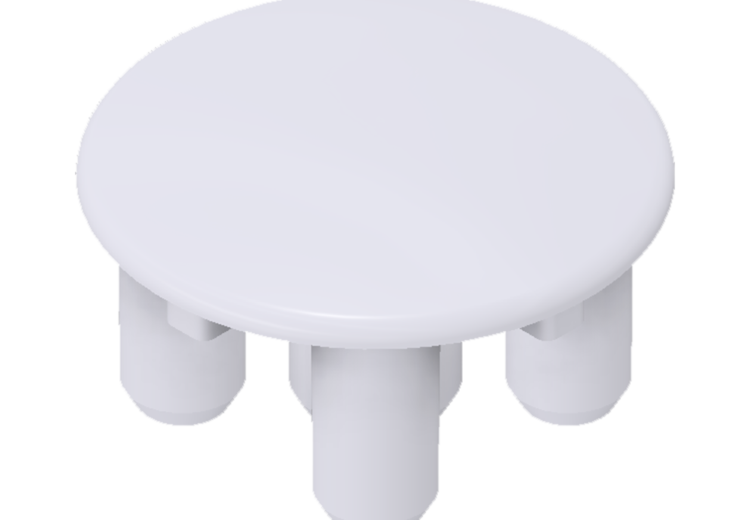 x-cett Eckverbinder innen Verbindungsstück weiß Ansicht oben Zubehör