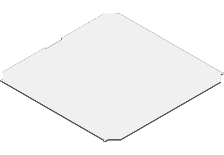 x-cett Scheibe für Casette Glas klar Regalboden